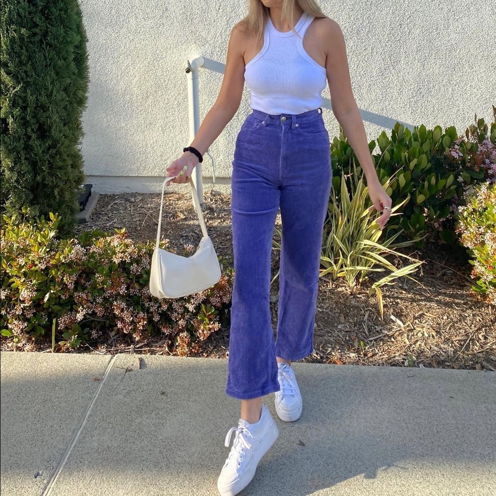 Monki Purple Corduroy Jeans